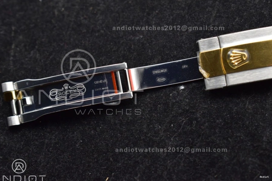 on Dial ARF SS YG SH3235 YG Edition (Gain Jubilee Gray DateJust 41 126333 Best SS 904L Weight) Roman Bracelet Steel Green 1:1 0114